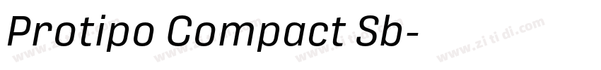 Protipo Compact Sb字体转换